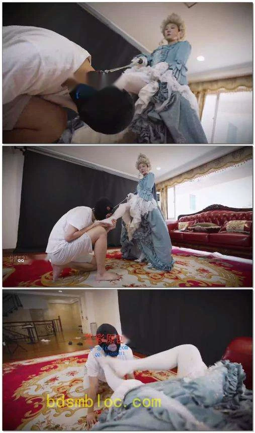 【影姬】cos蓝装皇后惩罚男奴
