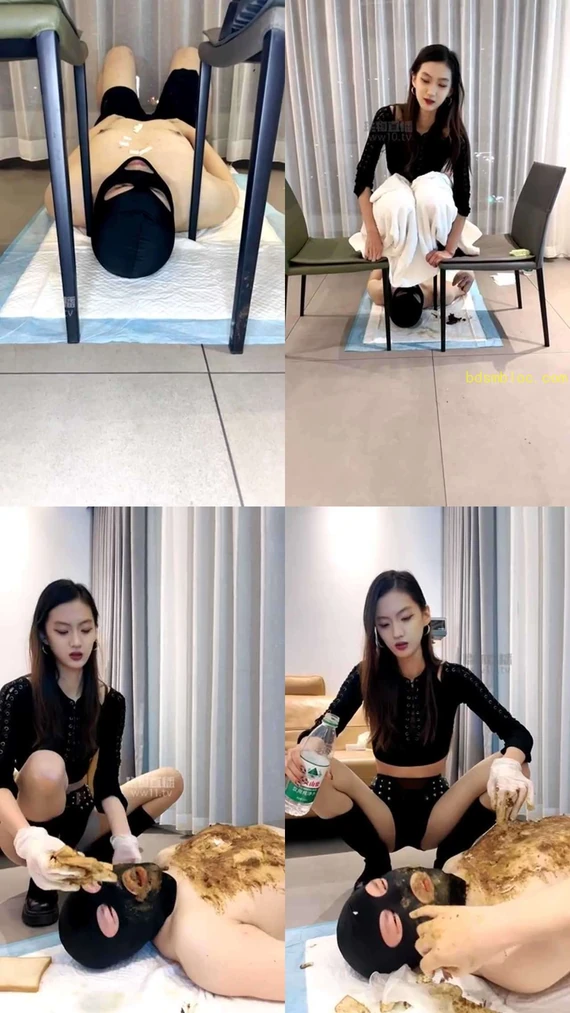 【Da猫】调教马桶狗 嫌弃脸喂食黄金涂抹全身口水吐脸