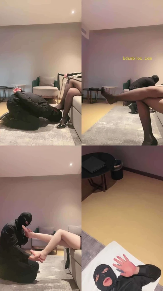 【不期而遇】黑丝高跟美腿辱狗
