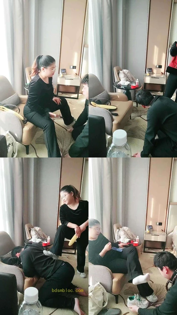 【东营青青s】玩狗耳光鞋底吃烟灰
