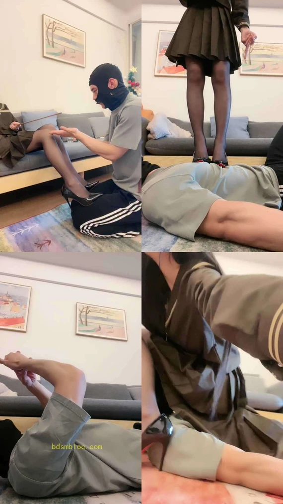 【奈奈生】家法侍候犯错狗-打手心/筷子刑/高跟踩踏/掐乳喂口水