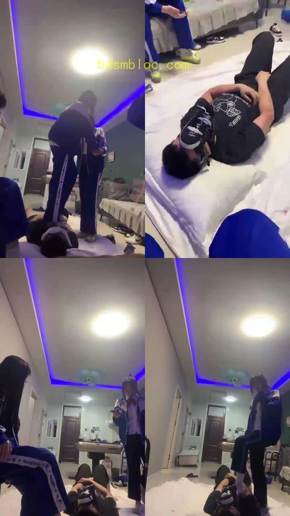 【与精神小妹的那些事】四姐妹钉子鞋暴踹贱货