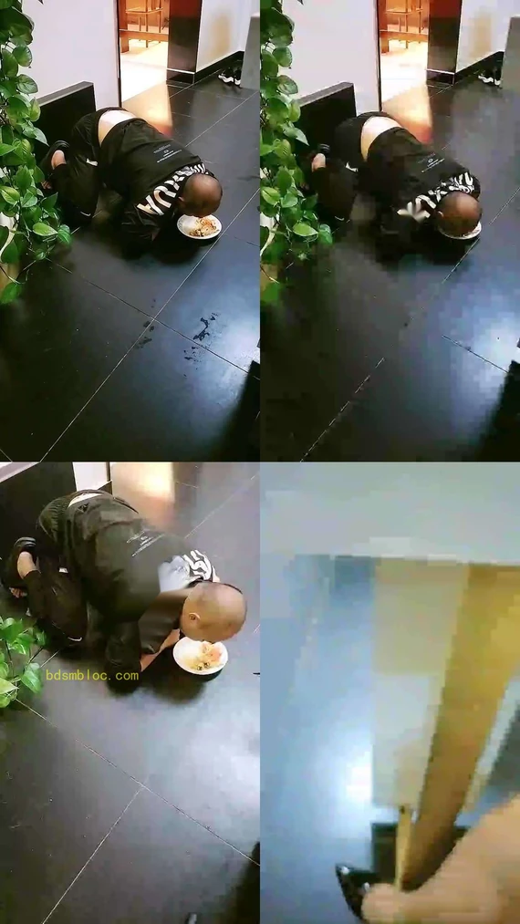 【烟雨】圈养奴脚下喂食