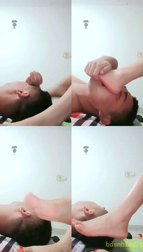 【艾丽莎女神】羞辱场，舔脚虐乳