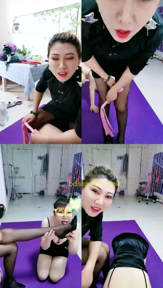【默冰S空爷】调教女奴，SP,舔脚，母狗