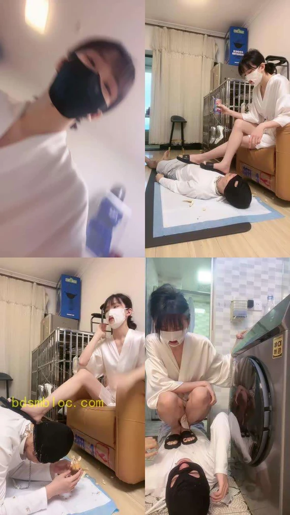【暴力美学】晨起圈养生活化-骑马坐垫/踩踏/吃浓痰面包喝漱口水