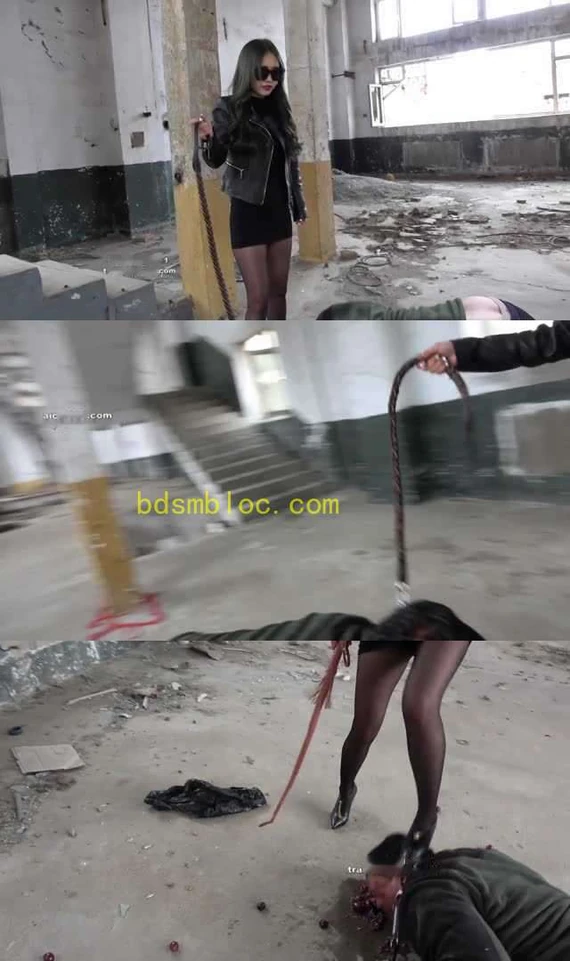 【冷柔】废弃工厂暴打羞辱欠债肥狗