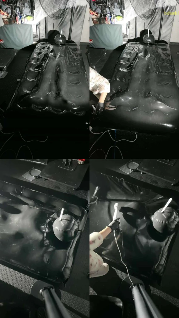 【K老师】皮革床束缚窒息