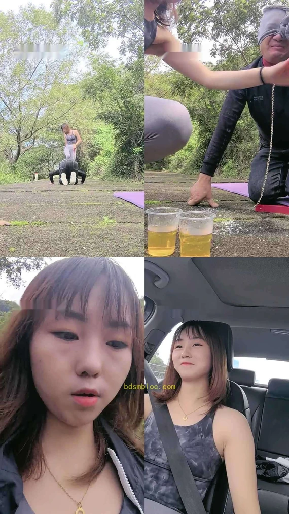【果儿S】户外tj贱奴偶遇路人