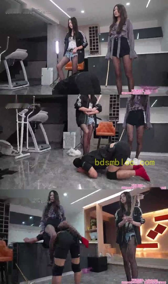 【银儿】画画S和鱼七S 魔鬼藤条重度另类调教 高跟踩乳