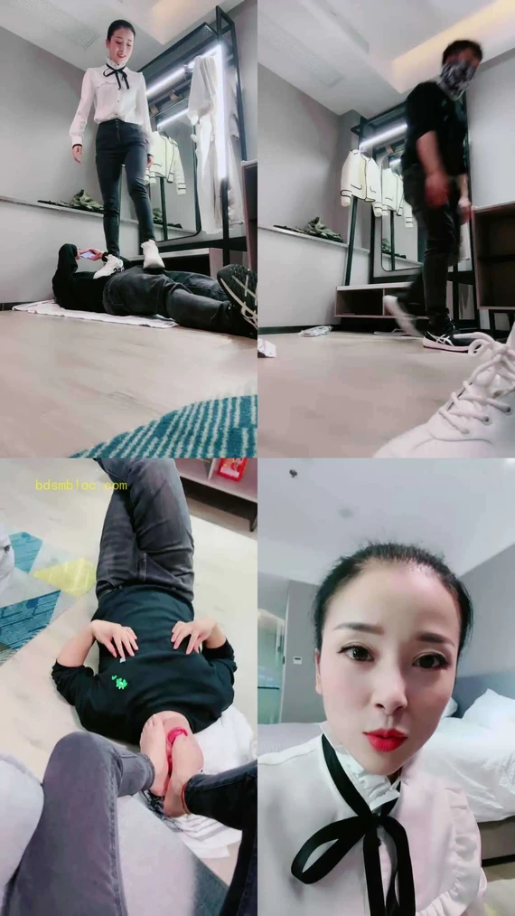 【昆山小主】女白领踩踏/踢裆场