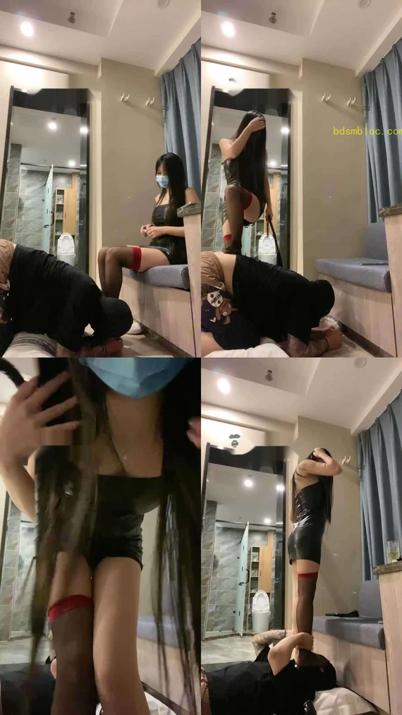 【桃子夭夭】御姐黑丝高跟蹂躏