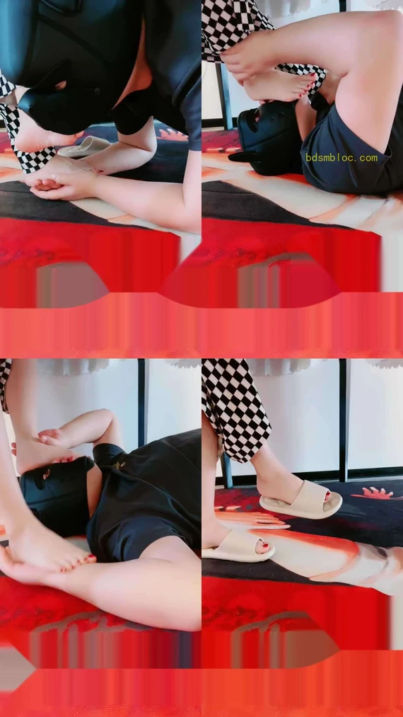 【芷镜】沉浸式-桌底视角-裸足恋足狂舔