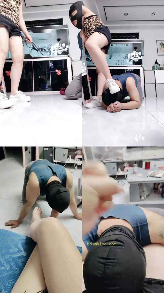 【李老师】小白鞋踩踏/品尝酸臭玉足