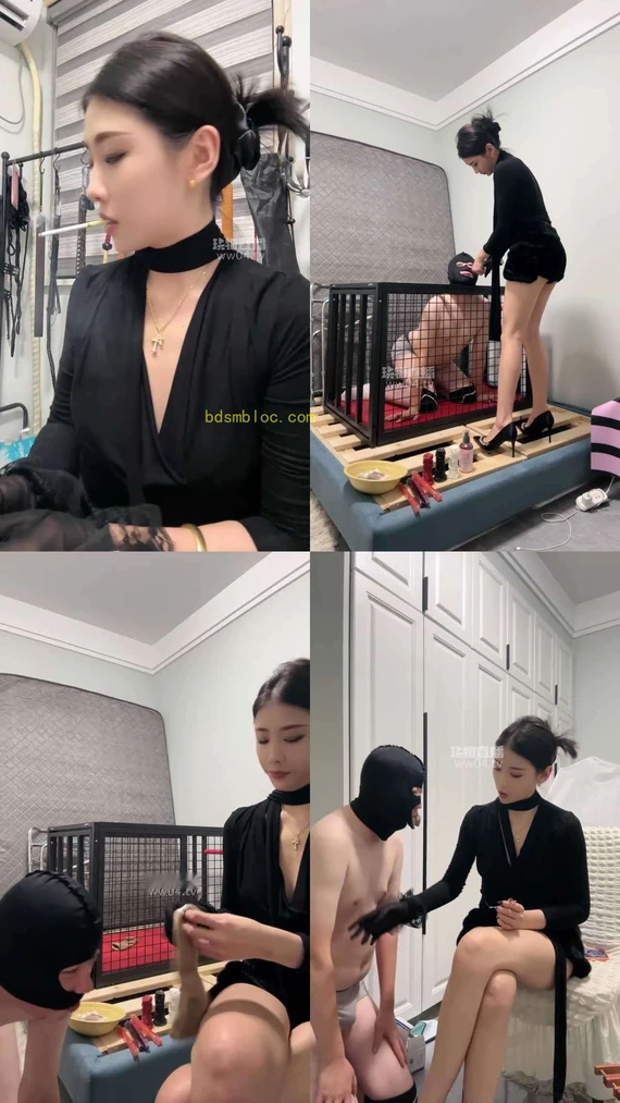【苏御大人】虐乳穿刺耳光人体烛台夹手