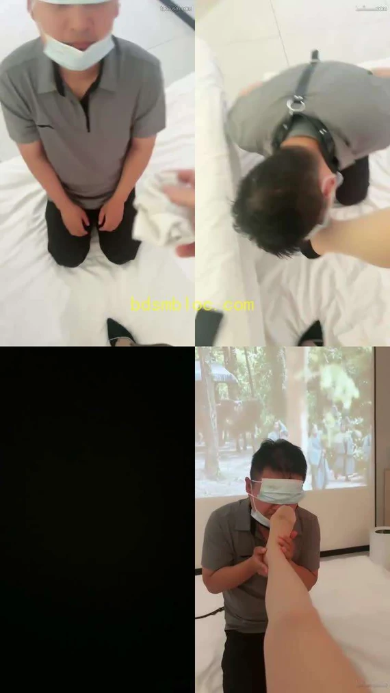 【小原妈妈sss】玩熟睡的狗重体踩踏整只脚深喉狗嘴是洗脚盆