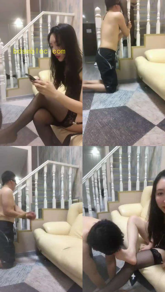 【羽殿下】 漆皮吊带高跟女王装 捆绑 深喉 耳光