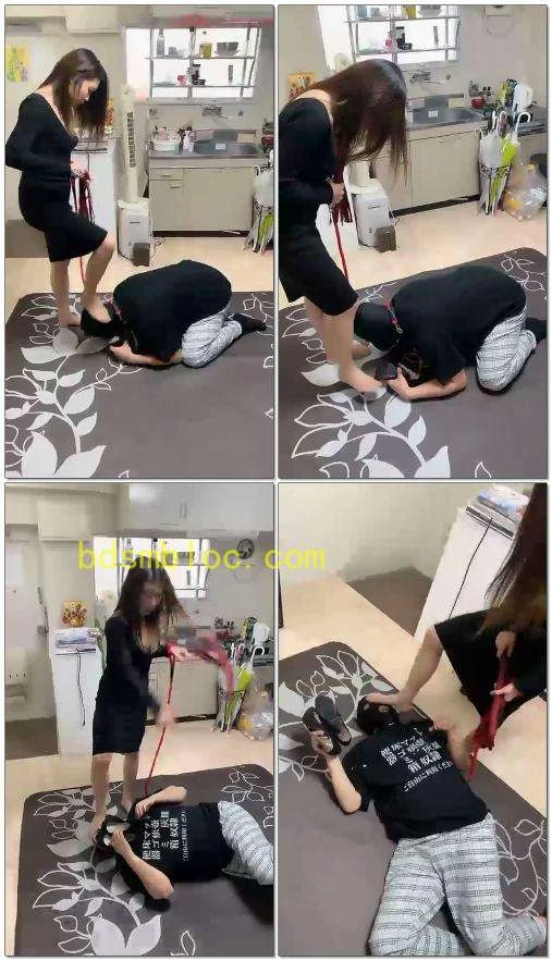 【Miori】鞋底没舔好，鞭打惩罚