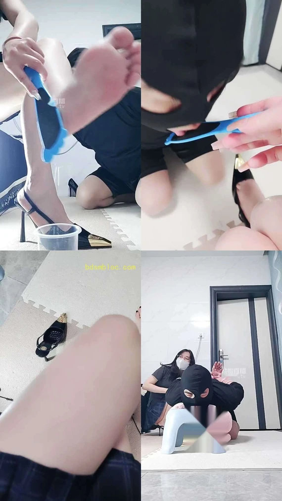 【灵竹s】捆绑双手刮股皮吃脚皮