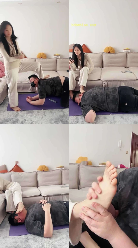 【埋汰】御姐S踩踏骑狗背舔玉足