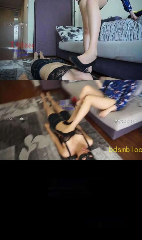 【小妮女主】烟灰口水，高跟虐胸 羞辱，绝对女王