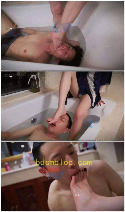 【芷晴】浴缸脚侍奉混合西瓜汁