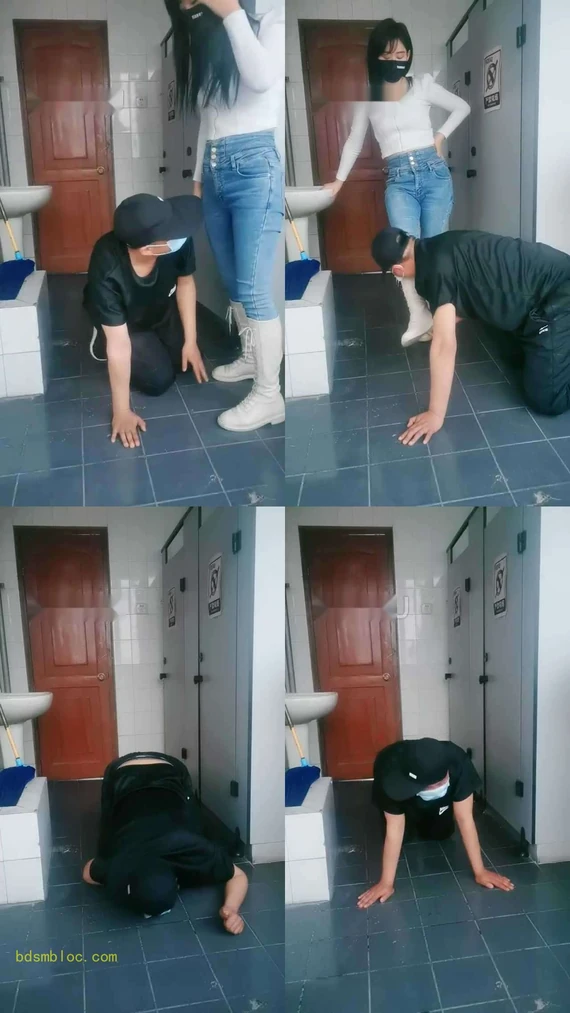 【语晴】公厕偷窥的下场