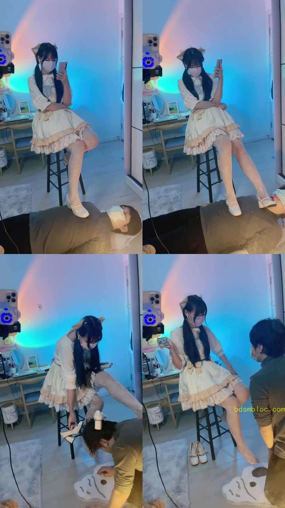 【礼礼大大】萝莉主无视脚底直播