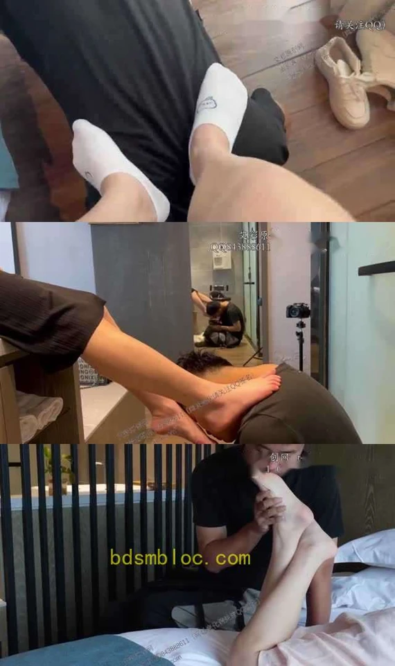 【第5风格】酒店里的调解 舔脚 深喉 白袜踩踏合集