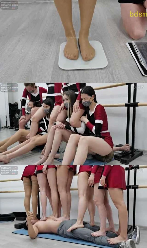 【欧美女王】77美刀购入！莫斯科女神团群踩亚裔大叔！满屏俄罗斯美女高能踩踏