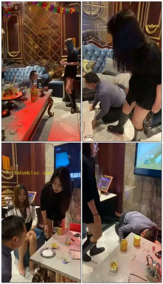 【汐汐大人】带KTV小妹玩弄我的老奴隶
