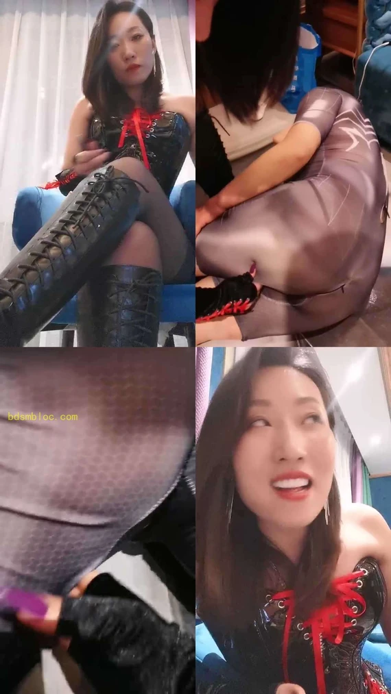 【冷御女王】皮衣御姐掐狗肉