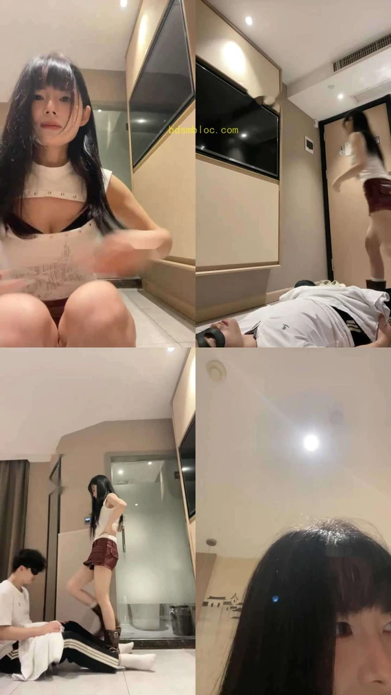 【婉纱Sama】踢裆踩踏贱狗