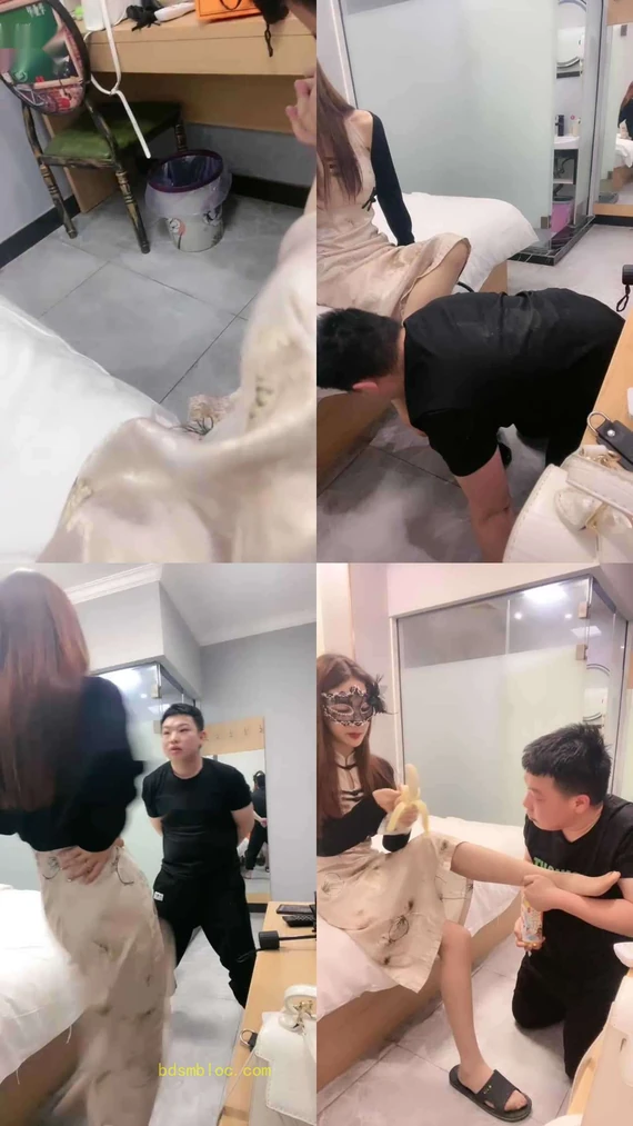 【一宁】人体座椅/穿鞋踩踏/鞭打/裸足深喉脚踩喂食