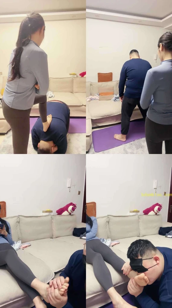 【埋汰】瑜伽女神胯下脚下羞辱
