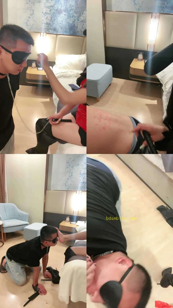 【林晚晚】反绑/吐口水/口球+胶带封嘴/滴蜡