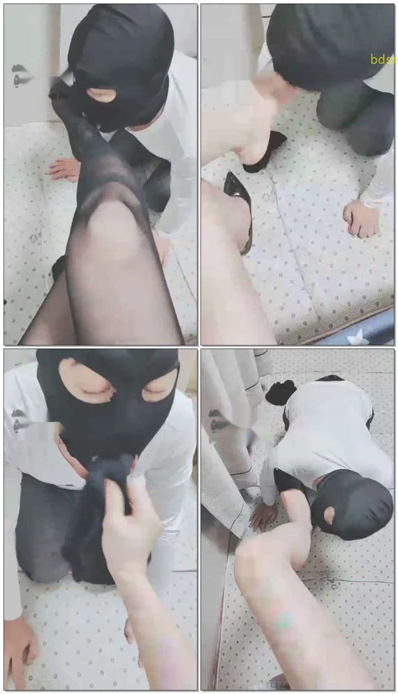 【夏琳】无业小混混被主人开发深喉，舔脚