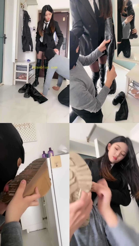 【Esse殿下】多双脏臭鞋-强制闻鞋/人体擦鞋器/骑马