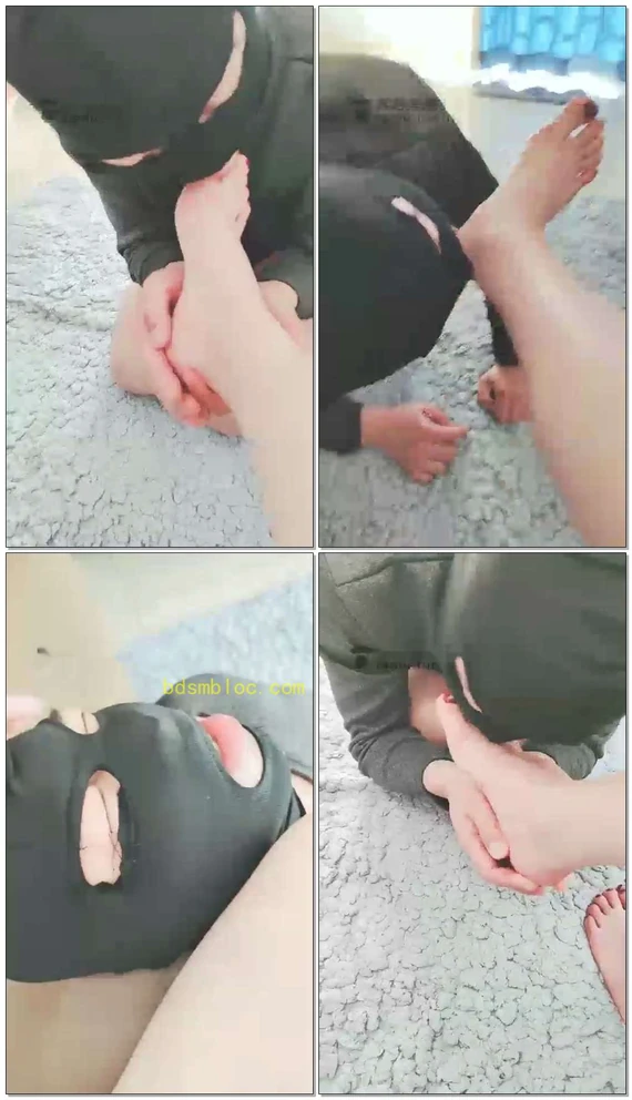 【灵竹S】连舔脚都会不会，主人圣水教育