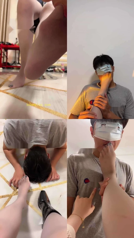 【木秋】肉丝羞辱恋足奶狗