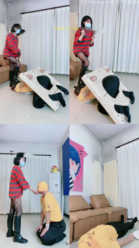 【美离子】枷锁囚禁暴力踢踹