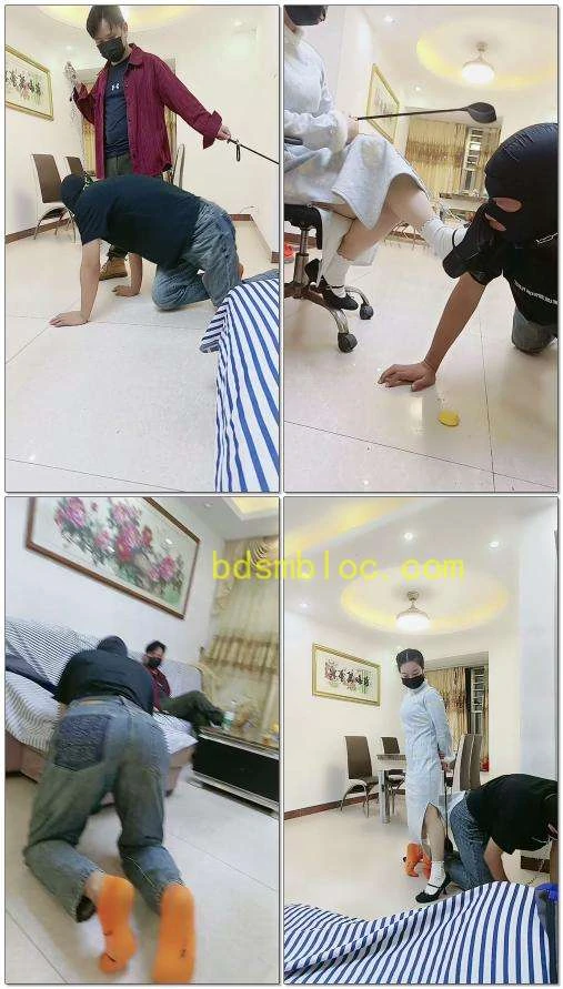 【薇薇情侣主】情侣调狗专场开发痰盂跪舔口水狗腿脱皮