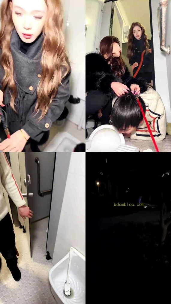 【欣然莫】双主女公厕羞辱调教小骚