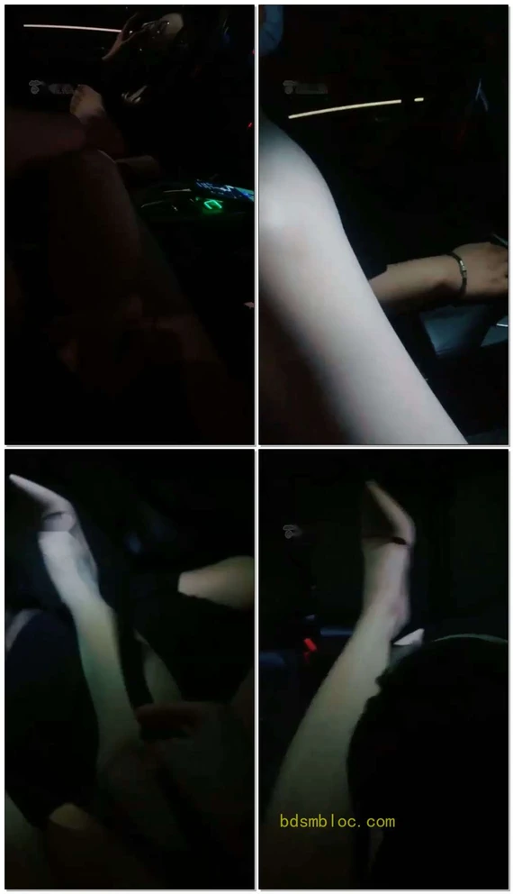 【南宫依S】车里美脚诱惑调教（色调较黑）