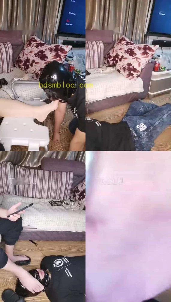 【呆呆的小羊】圣水调教耳光