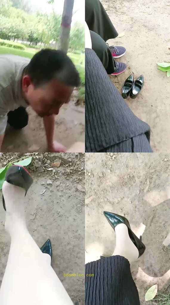 【你的女王】户外跪舔脏鞋臭脚