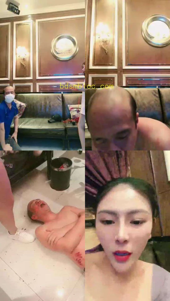 【诺曦S&amp;上海依艺S】双S在KTV暴打小贱狗，吃呕吐物，KTV到户外遛狗，到酒店虐狗（官方已删）