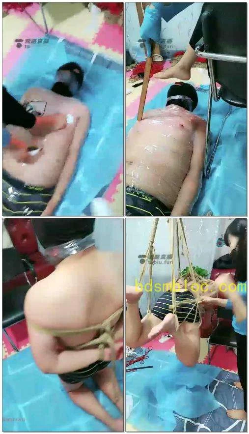 【夏夏S】捆绑羞辱虐贱狗