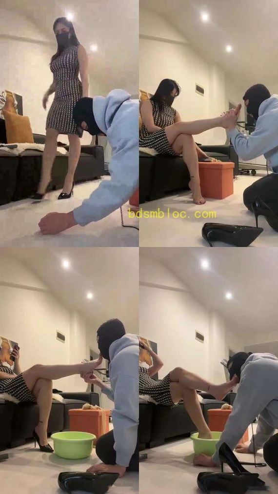 【黛帝】训练家奴伺候舔脚