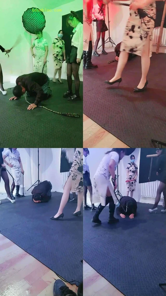 【疼痛挨打狗】四女王重度鞭打